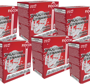 Fiocchi 12ga 2.75" 1-1-8oz - #7.5 1165fps 250rd Case Lot