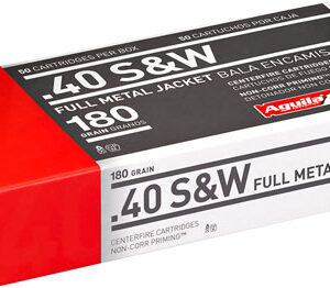 Aguila 40 Sw 180gr Fmj-fn - 50rd 20bx-cs