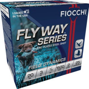 Fiocchi Flyway 20ga 3" 7-8oz - #2 1500fps 25rd 10bx-cs