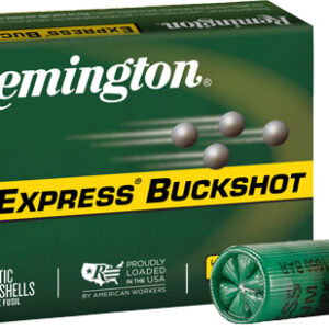 Remington Buckshot 12ga 2.75" - #4 Buck 27 Pellets 5rd 50bx-cs