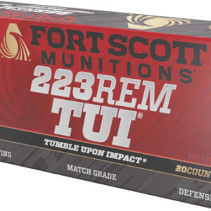 Fort Scott 223 Rem 55gr Tui - Solid Copper 20rd 25bx-cs