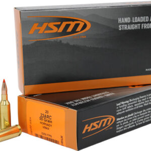 Hsm 22 Arc 55gr V-max - 20rd 25bx-cs