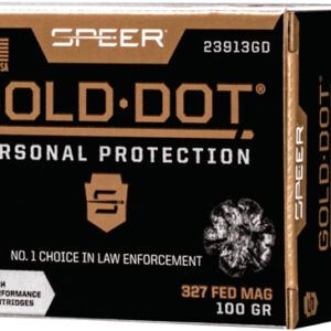 Speer Gold Dot 327 Federal - 100gr Gdhp 20rd 10bx-cs