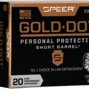 Speer Gold Dot 357 Mag 135gr - Gdhp Short Barrel 20rd 10bx-cs