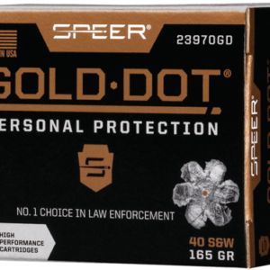 Speer Gold Dot 40 Sw 165gr - Gdhp 20rd 10bx-cs