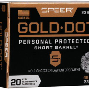 Speer Gold Dot 45 Acp 230gr - Gdhp Short Barrel 20rd 10bx-cs