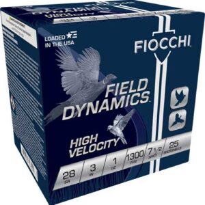 Fiocchi 28ga 3" 1oz #7.5 - 1300fps 25rd 10bx-cs