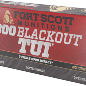 Fort Scott 300 Aac 115gr Tui - Solid Copper 20rd 25bx-c