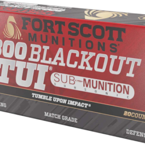 Fort Scott 300 Aac 190gr Tui - Solid Copper 20rd 25bx-c