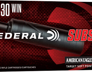 Federal 30-30 Win 170gr - Sp Subsonic 20rd 10bx-cs