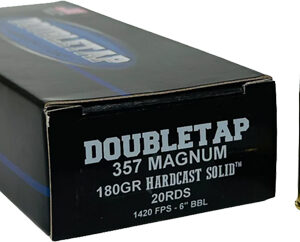 Doubletap 357 Mag 180gr Wfngch - Hardcast Solid 20rd 50bx-cs