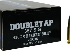 Doubletap 357 Sig 180gr Wfngch - Hardcast Solid 20rd 50bx-cs