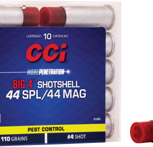 Cci Shotshell 44 Rem Mag 140gr - #4 Shot 10rd 20bx-cs