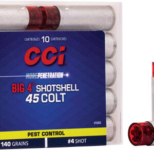 Cci Shotshell 45 Lc 150gr - #4 Shot 10rd 20bx-cs