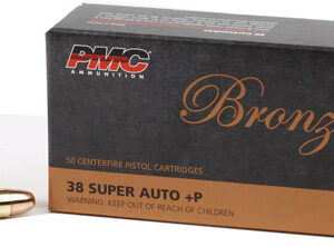 Pmc 38 Super +p 130gr Fmj-rn - 50rd 20bx-cs
