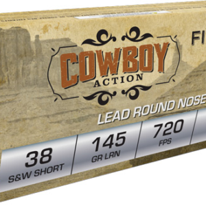 Fiocchi 38 S&w Short 145gr - Lead-rn 50rd 20bx-cs