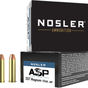 Nosler 357 Mag 125gr Asp Jhp - 20rd 10bx-cs