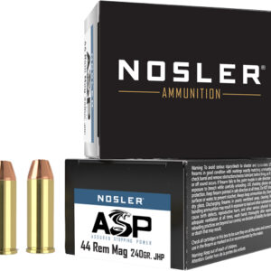 Nosler 44 Mag 240gr Asp Jhp - 20rd 20bx-cs