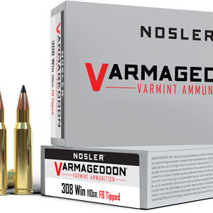 Nosler Varmageddon 308 Win - 110gr Fbt 20rd 10bx-cs