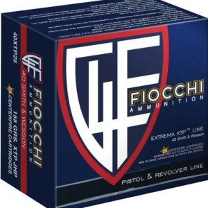 Fiocchi 40 Sw 155gr Xtp-hp - 25rd 20bx-cs <