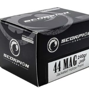 Scorpion 44 Rem Mag - 240gr Jhp 20rd 10bx-cs