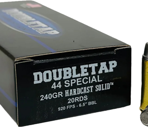 Doubletap 44 Spl 240gr Swc - Hardcast Solid 20rd 25bx-cs