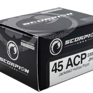 Scorpion 45acp - 230gr Jhp 20rd 10bx-cs