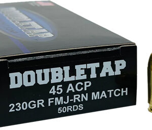 Doubletap 45acp 230gr Fmj-rn - Match 50rd 20bx-cs
