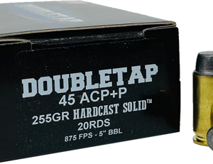 Doubletap 45acp+p 255gr Swc - 20rd 50bx-cs