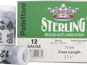 Sterling Big Game 12ga 2.75" - 00 Buck 9 Pellets 10rd 20bx-cs