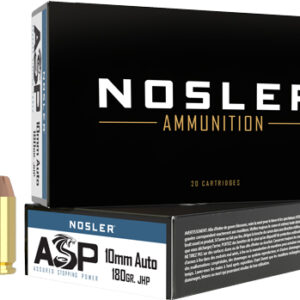 Nosler 10mm 180gr Asp Jhp - 20rd 10bx-cs