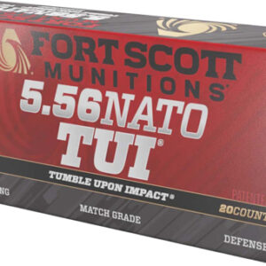 Fort Scott 5.56x45 62gr Tui - Solid Copper 20rd 25bx-cs