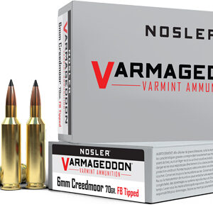 Nosler Varmageddon 6mm Cm - 70gr Fbt 20rd 10bx-cs