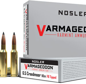 Nosler Varmageddon 6.5 Cm - 90gr Fbt 20rd 10bx-cs