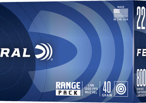 Federal 22lr 40gr Lead-rn - 1200fps 800rd 4bx-cs