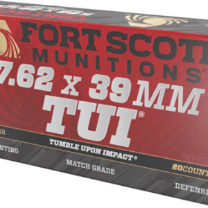 Fort Scott 7.62x39 117gr Tui - Solid Copper 20rd 10bx-cs