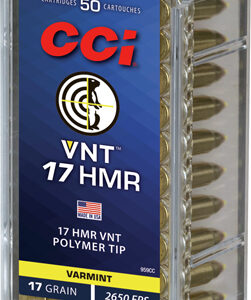 Cci Vnt 17hmr 17gr Varmint - Tipped 2650fps  50rd 40bx-cs