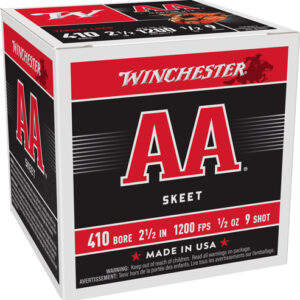 Winchester Aa 410 2.5" 1-2oz - #9 1200fps 250rd Case Lot