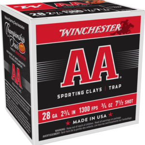 Winchester Aa 28ga 2.75" 3-4oz - #7.5 1300fps 250rd Case Lot