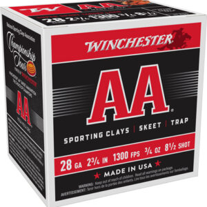 Winchester Aa 28ga 2.75" 3-4oz - #8.5 1300fps 250rd Case Lot