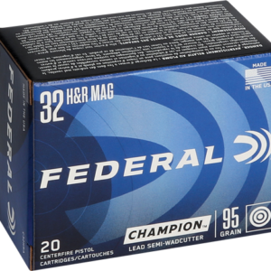 Federal 32 Hrm 95gr Lead-swc - 20rd 25bx-cs
