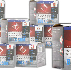 Ati Buck Shot 410 2.5" 1-3oz - Bbb 1400fps 250rd Case Lot