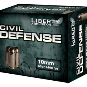Liberty Civil Defense 10mm - 60gr Hp 20rd 10bx-cs