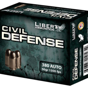 Liberty Civil Defense 380 Acp - 50gr Coppr Hp 20rd 50bx-cs