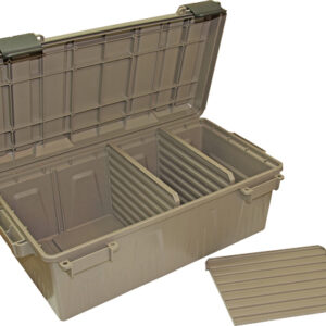 Mtm Ammo Crate Divided Utility - Box Dark Earth