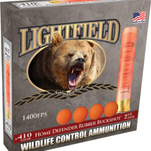 Lightfield 410 2.5" Rubber - Buck 4 Pellet 5rd 10bx-cs