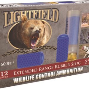 Lightfield 12ga 2.75" X-range - Rubber Slug 5rd 10bx-cs