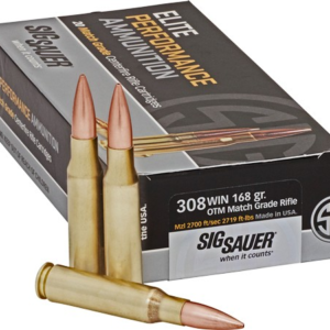 Sig Ammo 308 Win 168gr Open - Tip Match 20rd 10bx-cs