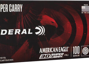 Federal Ae 30 Super Carry - 100gr Fmj 50rd 20bx-cs