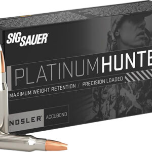 Sig Ammo 7mm Rm 160gr Plantinu - Hunter Accubond 20rd 10bx-cs